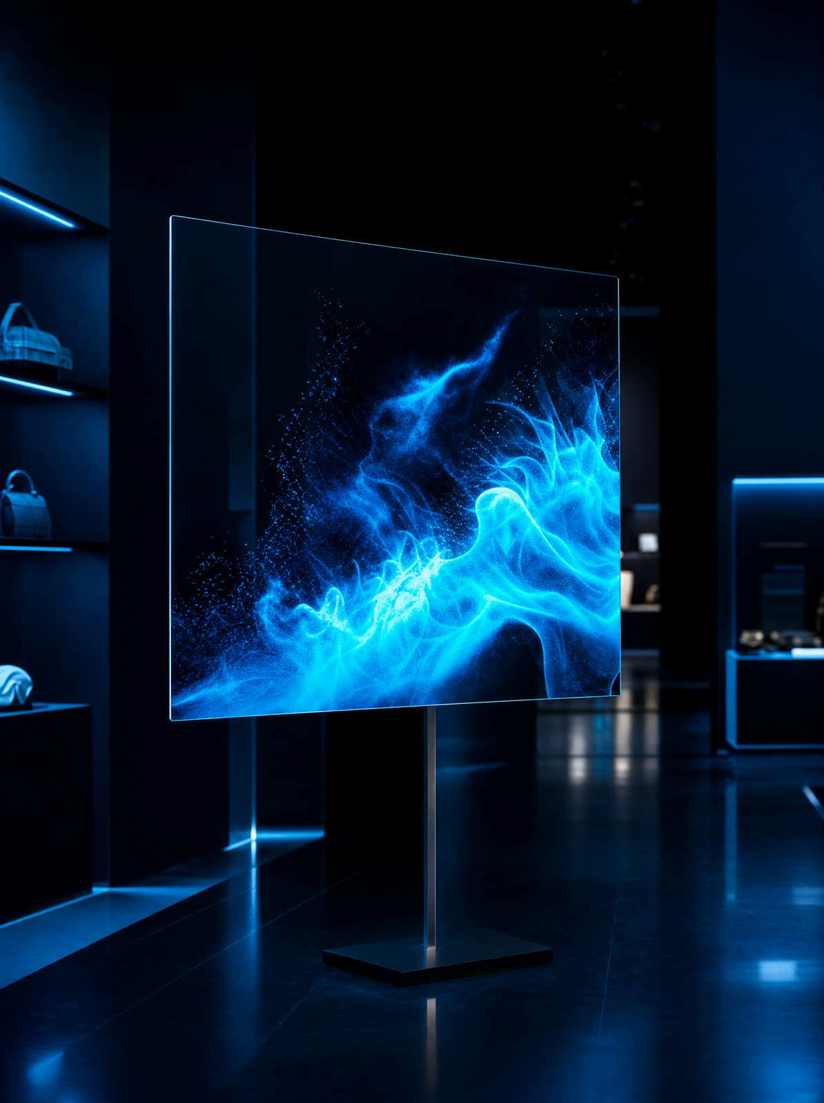 Transparenter OLED-Screen